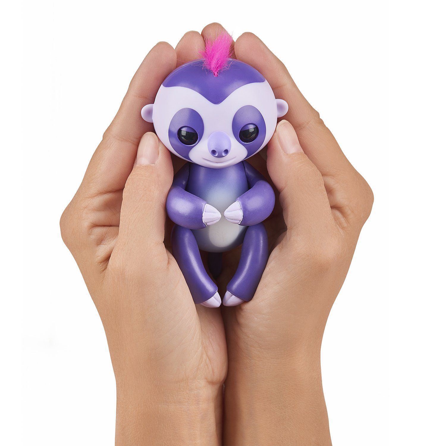 Интерактивный ленивец Fingerlings Мардж пурпурный, 12 см.  